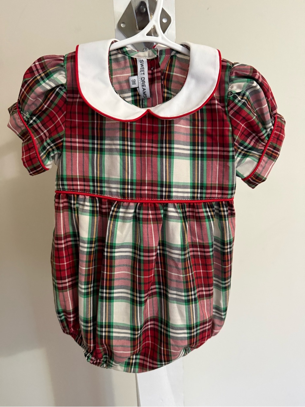 Sweet Dreams Holiday Bubble Romper